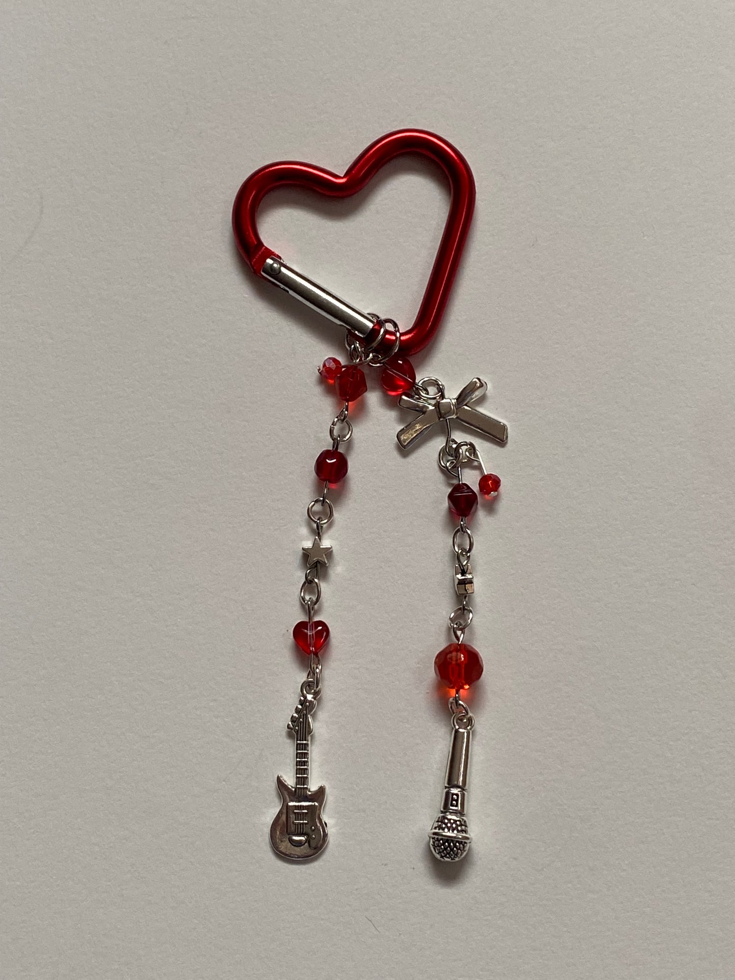red rockstar carabiner