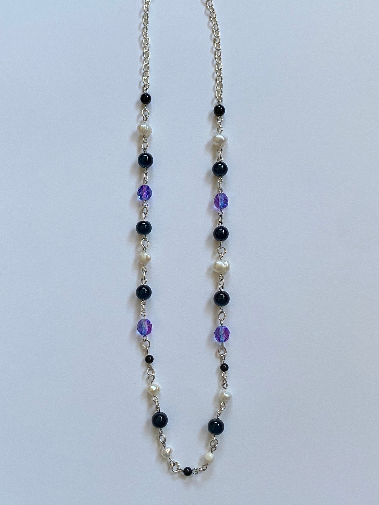 LITM pearl and glass necklace