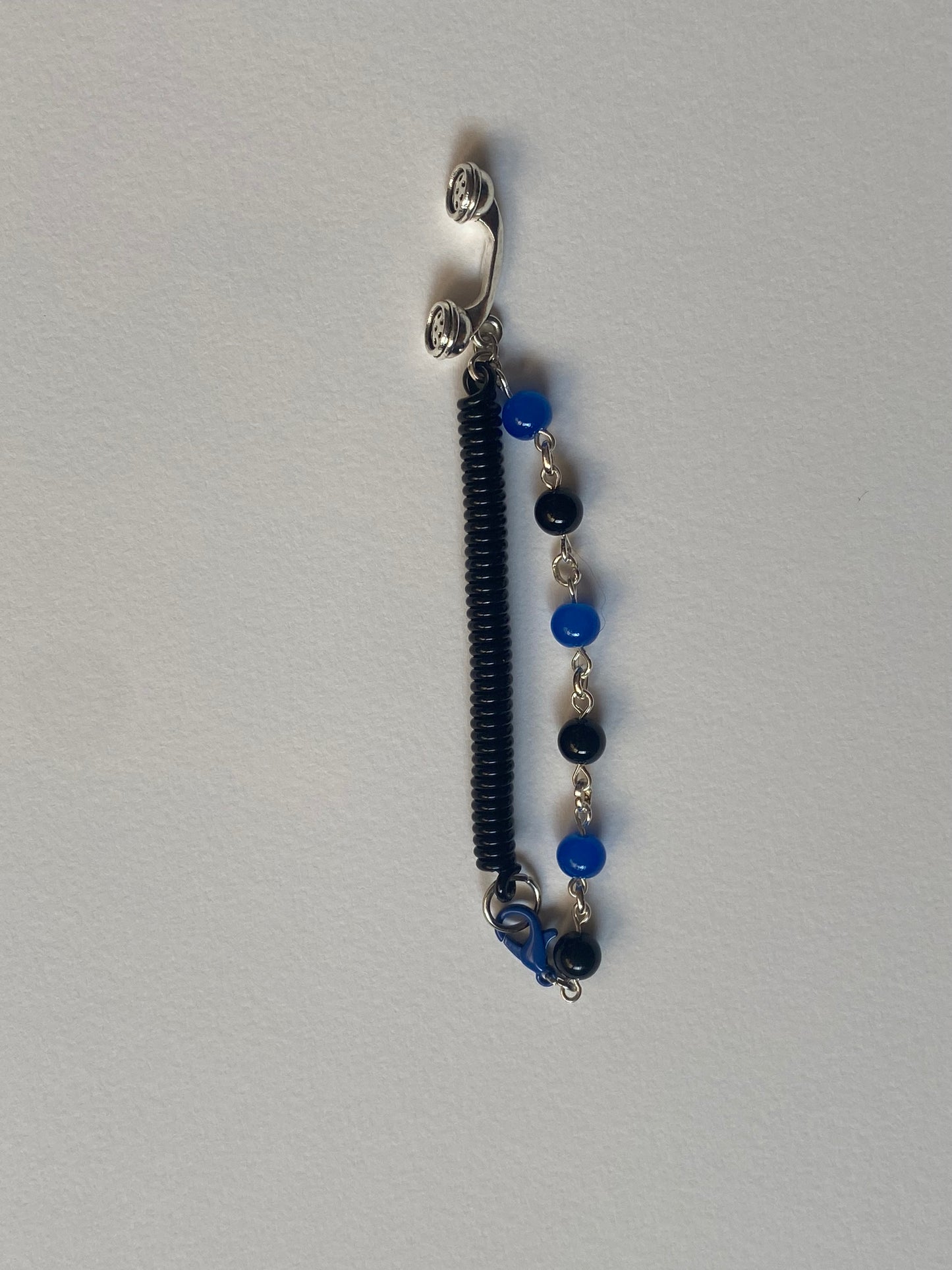 talk too much bracelet blue and black