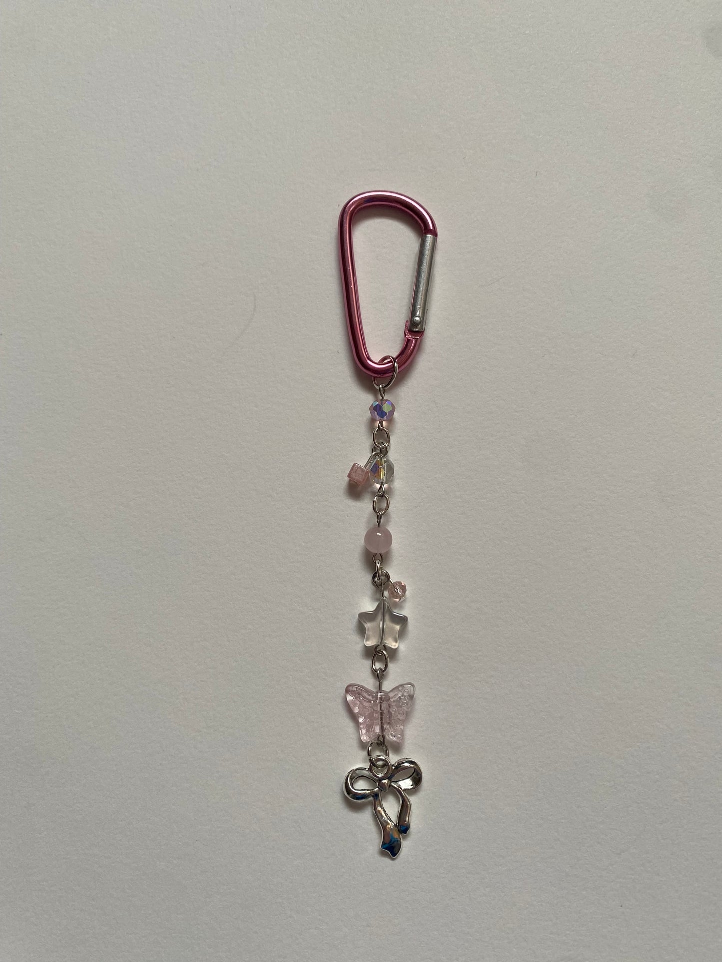 lacy pink carabiner