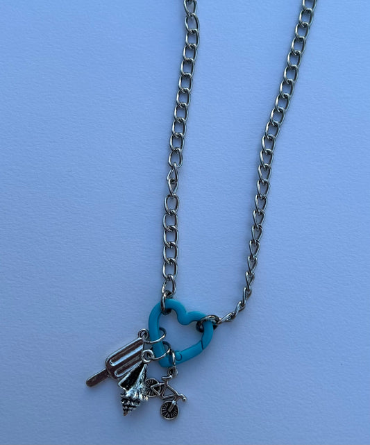 casual variant 3 carabiner necklace