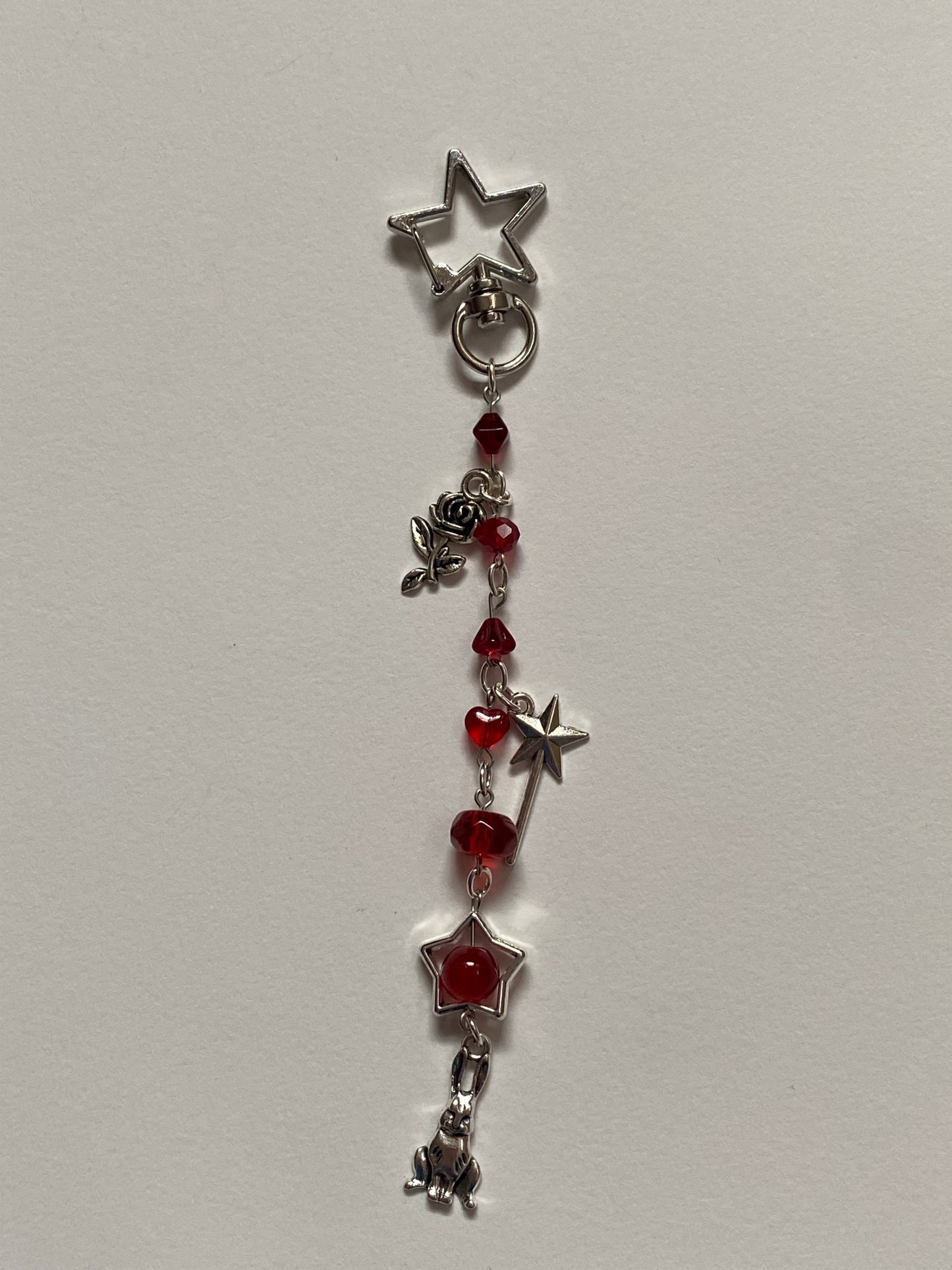 red wine supernova keychain