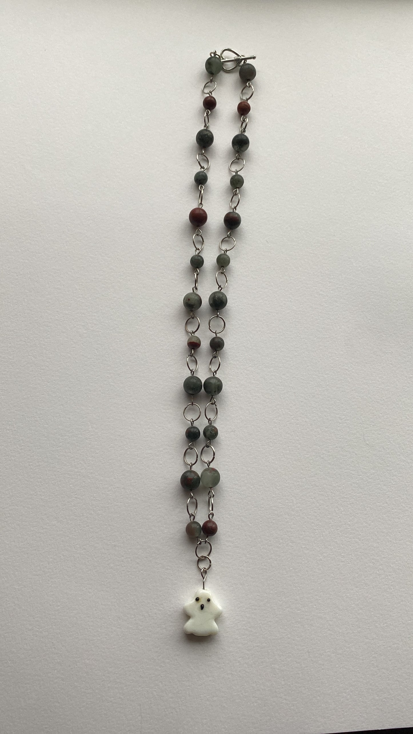 bloodstone ghost necklace – Fairy Figments