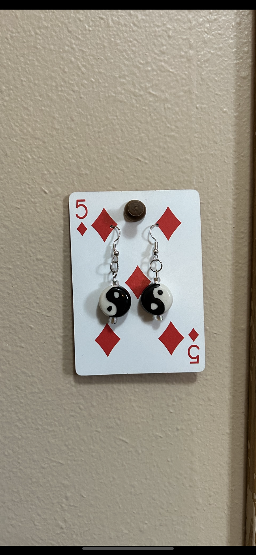 Yin and Yang earrings