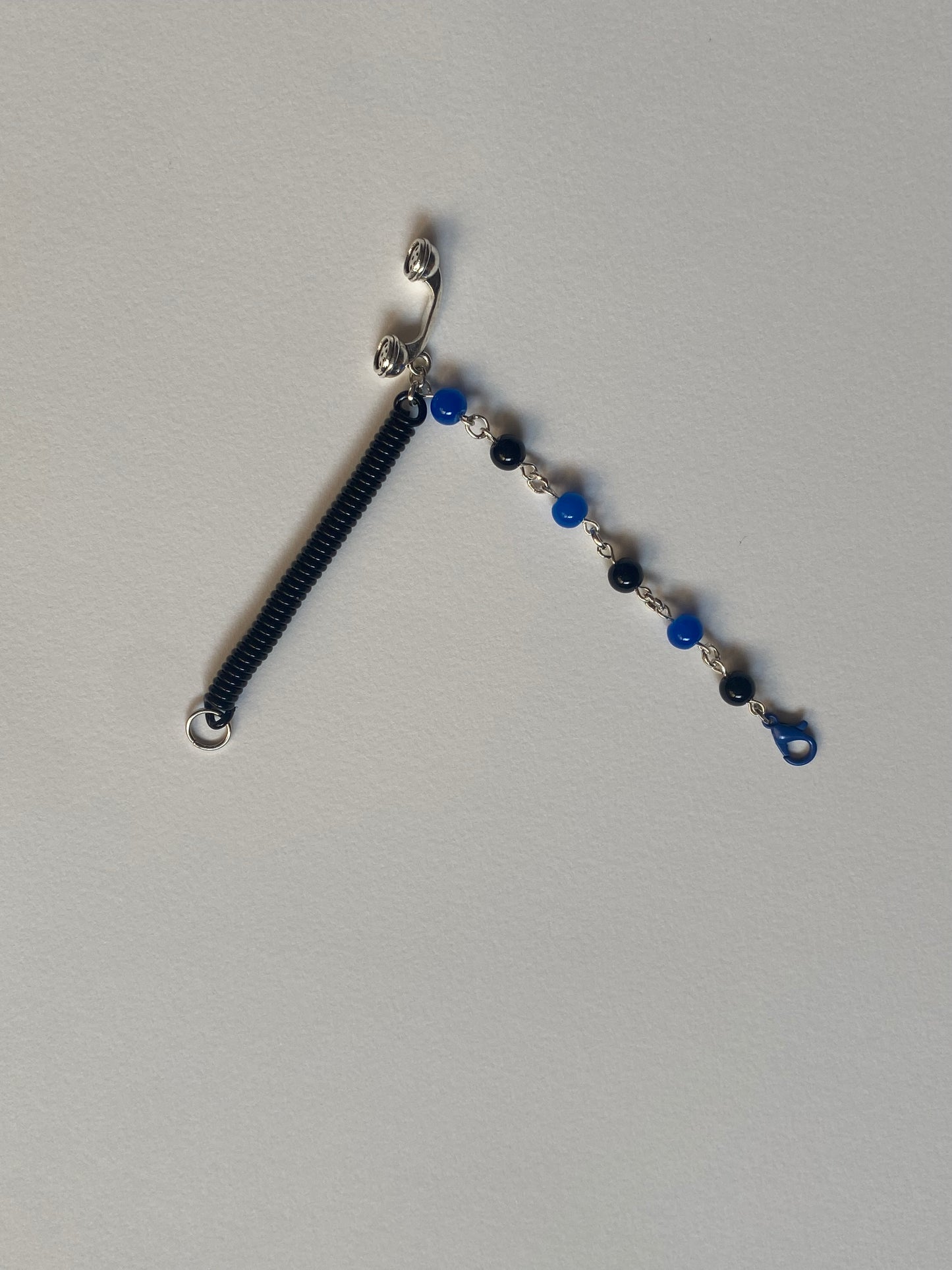 talk too much bracelet blue and black