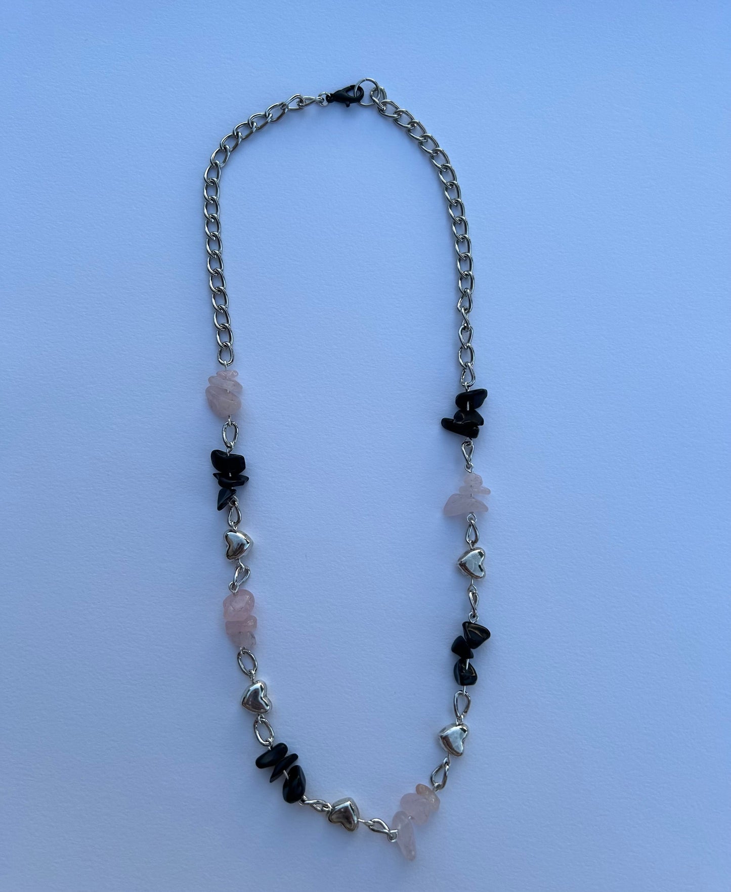 crystal heart necklace