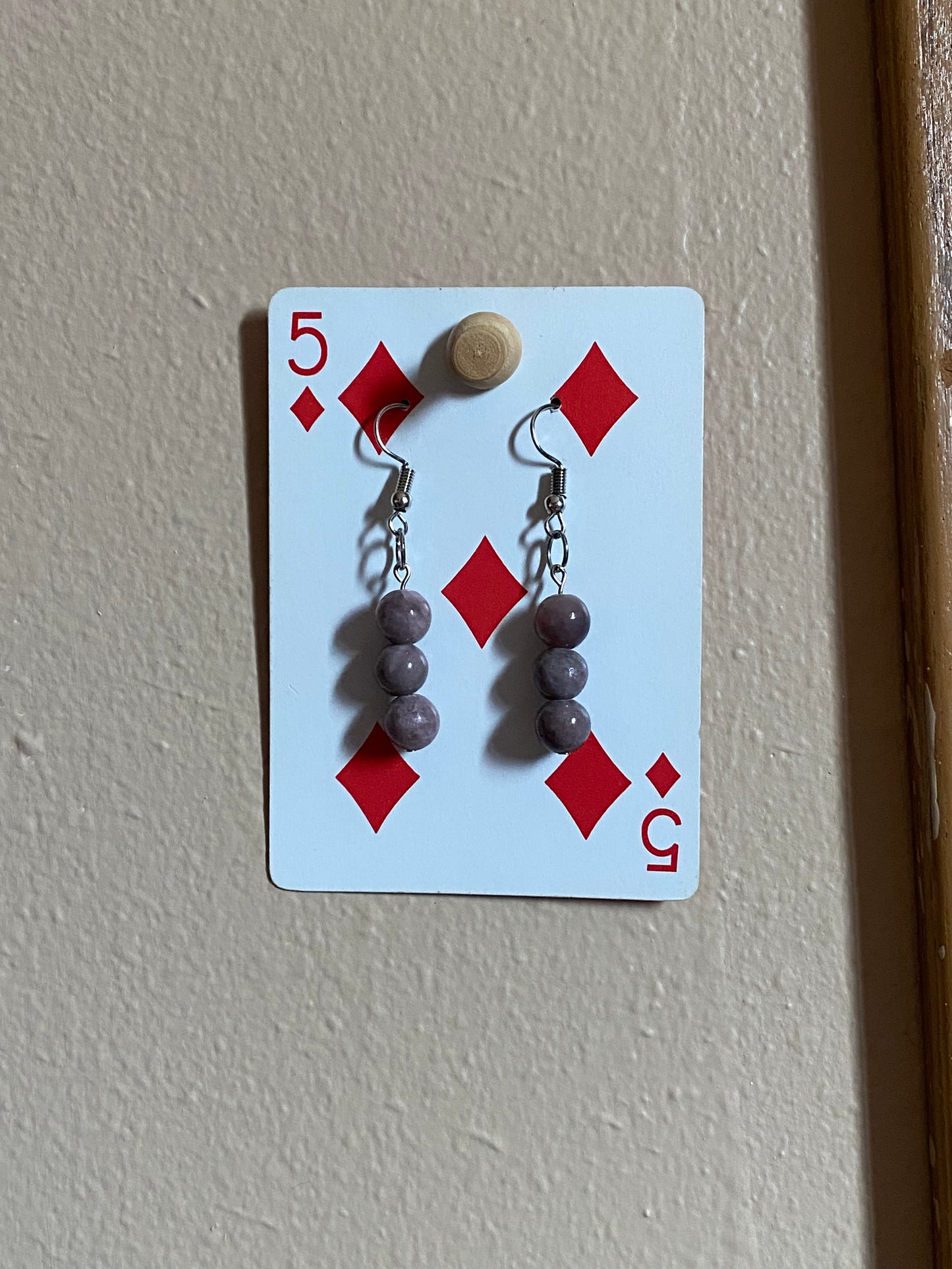 grate agate earrings