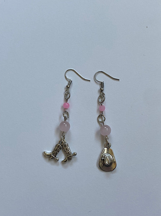 pink pony club earrings