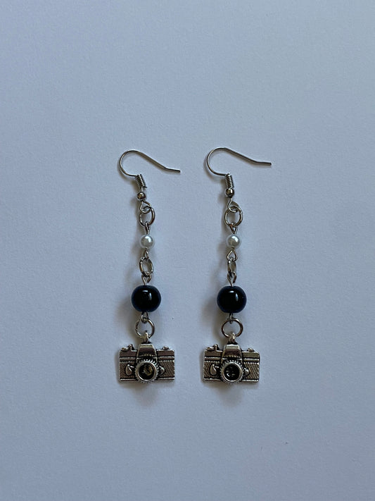 picture you camera earrings