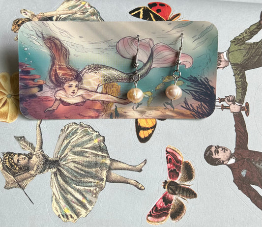 freshwater pearl earrings